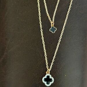 Layered Van Cleef necklace